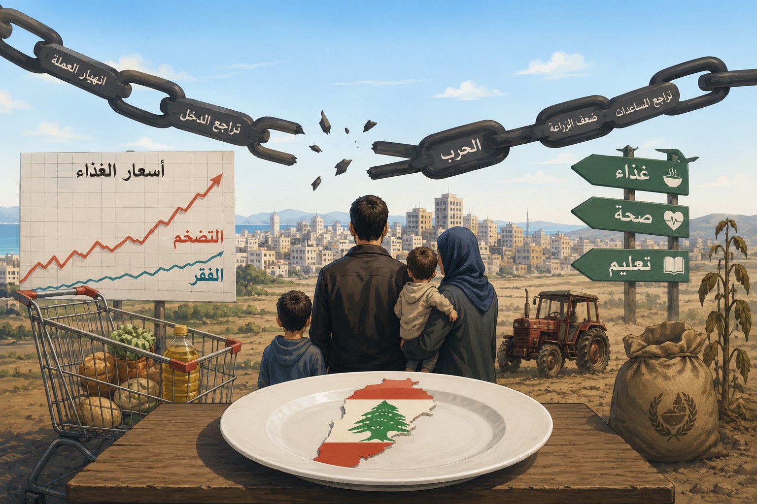 الأمن الغذائي في لبنان… الحلقة المفرغة بين الفقر والحرب وتآكل الدخل