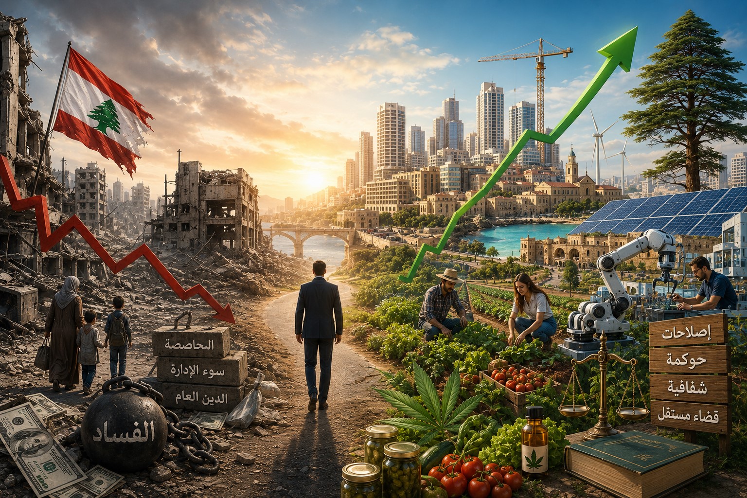 كيف يمكننا النهوض بالاقتصاد اللبناني بعد الحرب؟