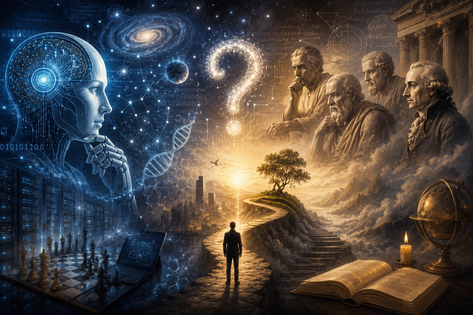 هل سيكتشف الذكاء الاصطناعي (AI) حقيقة الوجود؟